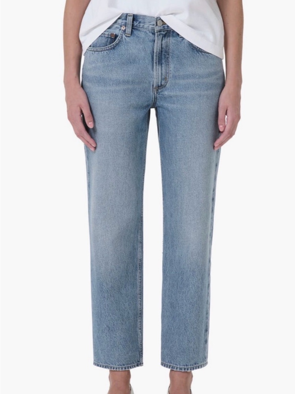 AGOLDE Valen Ankle Straight Leg Jean
